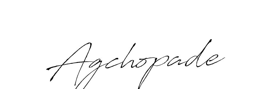Antro_Vectra is a professional signature style that is perfect for those who want to add a touch of class to their signature. It is also a great choice for those who want to make their signature more unique. Get Agchopade name to fancy signature for free. Agchopade signature style 6 images and pictures png