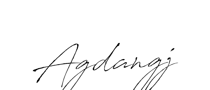 Use a signature maker to create a handwritten signature online. With this signature software, you can design (Antro_Vectra) your own signature for name Agdangj. Agdangj signature style 6 images and pictures png