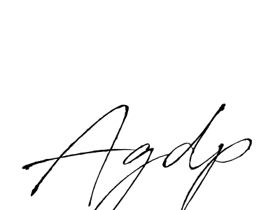 How to make Agdp signature? Antro_Vectra is a professional autograph style. Create handwritten signature for Agdp name. Agdp signature style 6 images and pictures png