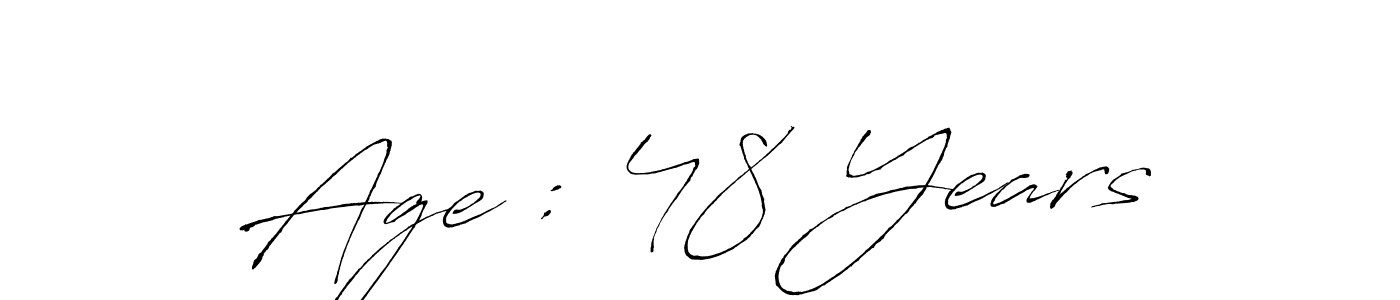 Similarly Antro_Vectra is the best handwritten signature design. Signature creator online .You can use it as an online autograph creator for name Age : 48 Years. Age : 48 Years signature style 6 images and pictures png
