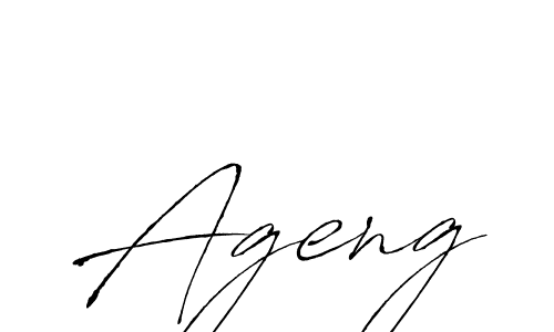 You should practise on your own different ways (Antro_Vectra) to write your name (Ageng) in signature. don't let someone else do it for you. Ageng signature style 6 images and pictures png