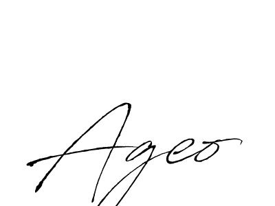 How to Draw Ageo signature style? Antro_Vectra is a latest design signature styles for name Ageo. Ageo signature style 6 images and pictures png