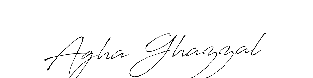 Antro_Vectra is a professional signature style that is perfect for those who want to add a touch of class to their signature. It is also a great choice for those who want to make their signature more unique. Get Agha Ghazzal name to fancy signature for free. Agha Ghazzal signature style 6 images and pictures png