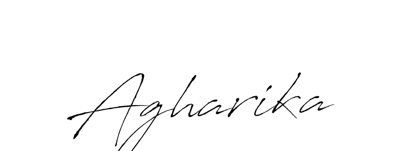 How to make Agharika name signature. Use Antro_Vectra style for creating short signs online. This is the latest handwritten sign. Agharika signature style 6 images and pictures png