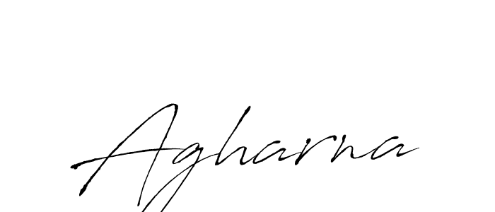 Create a beautiful signature design for name Agharna. With this signature (Antro_Vectra) fonts, you can make a handwritten signature for free. Agharna signature style 6 images and pictures png