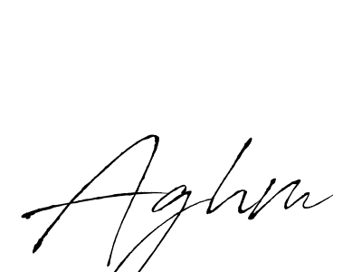 Create a beautiful signature design for name Aghm. With this signature (Antro_Vectra) fonts, you can make a handwritten signature for free. Aghm signature style 6 images and pictures png