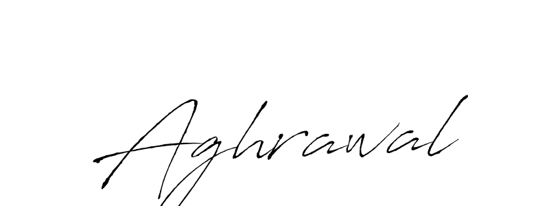 How to make Aghrawal signature? Antro_Vectra is a professional autograph style. Create handwritten signature for Aghrawal name. Aghrawal signature style 6 images and pictures png
