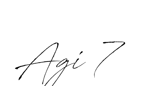 This is the best signature style for the Agi 7 name. Also you like these signature font (Antro_Vectra). Mix name signature. Agi 7 signature style 6 images and pictures png