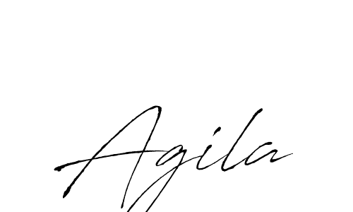 Create a beautiful signature design for name Agila. With this signature (Antro_Vectra) fonts, you can make a handwritten signature for free. Agila signature style 6 images and pictures png