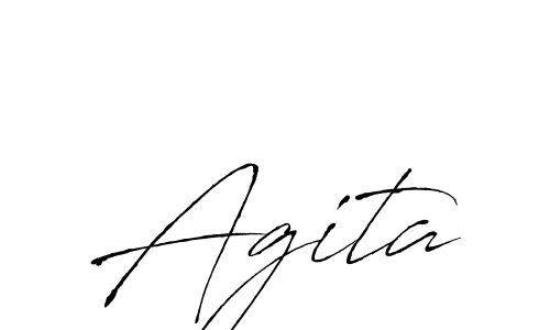 You should practise on your own different ways (Antro_Vectra) to write your name (Agita) in signature. don't let someone else do it for you. Agita signature style 6 images and pictures png