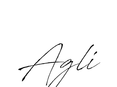 Antro_Vectra is a professional signature style that is perfect for those who want to add a touch of class to their signature. It is also a great choice for those who want to make their signature more unique. Get Agli name to fancy signature for free. Agli signature style 6 images and pictures png