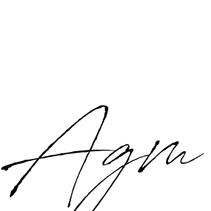 You should practise on your own different ways (Antro_Vectra) to write your name (Agm) in signature. don't let someone else do it for you. Agm signature style 6 images and pictures png