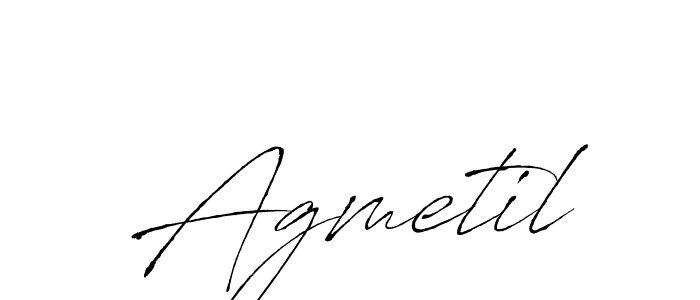 Also we have Agmetil name is the best signature style. Create professional handwritten signature collection using Antro_Vectra autograph style. Agmetil signature style 6 images and pictures png