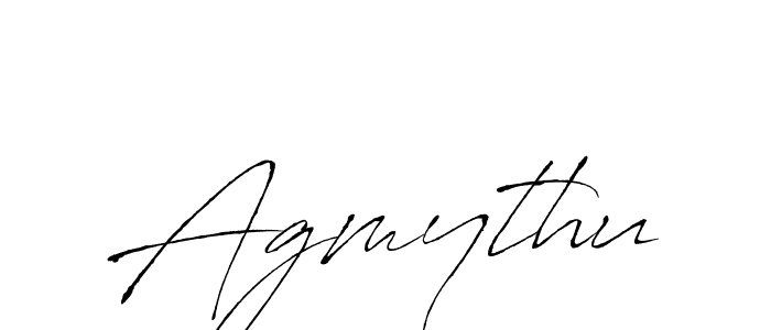 How to make Agmythu name signature. Use Antro_Vectra style for creating short signs online. This is the latest handwritten sign. Agmythu signature style 6 images and pictures png