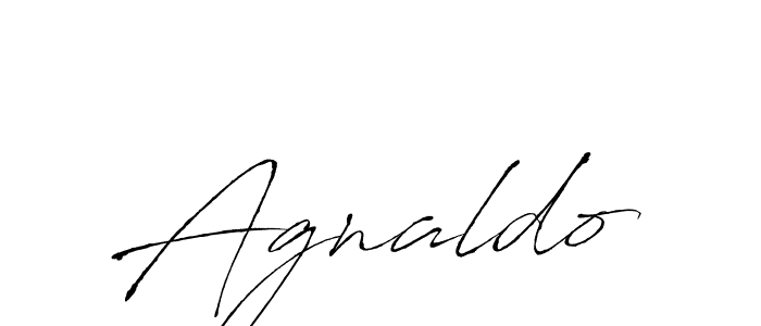 Also we have Agnaldo name is the best signature style. Create professional handwritten signature collection using Antro_Vectra autograph style. Agnaldo signature style 6 images and pictures png