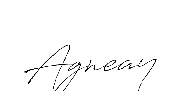 Design your own signature with our free online signature maker. With this signature software, you can create a handwritten (Antro_Vectra) signature for name Agneay. Agneay signature style 6 images and pictures png