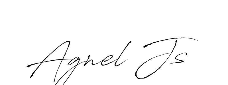 The best way (Antro_Vectra) to make a short signature is to pick only two or three words in your name. The name Agnel Js include a total of six letters. For converting this name. Agnel Js signature style 6 images and pictures png