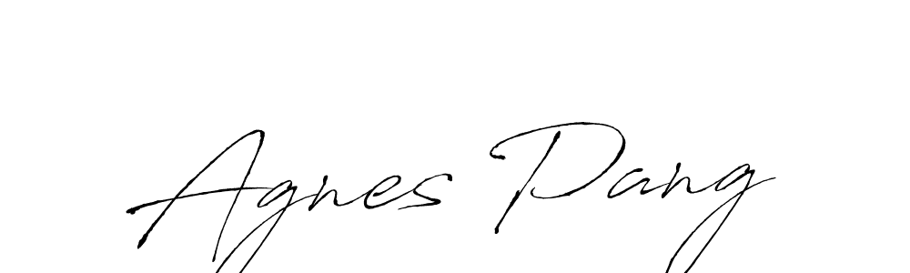 Create a beautiful signature design for name Agnes Pang. With this signature (Antro_Vectra) fonts, you can make a handwritten signature for free. Agnes Pang signature style 6 images and pictures png