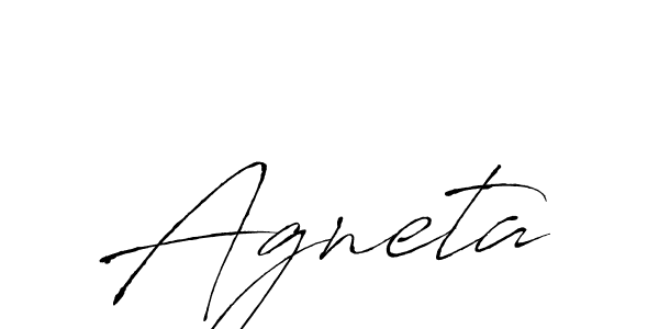 Make a beautiful signature design for name Agneta. Use this online signature maker to create a handwritten signature for free. Agneta signature style 6 images and pictures png