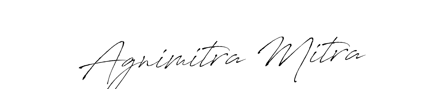 Make a beautiful signature design for name Agnimitra Mitra. With this signature (Antro_Vectra) style, you can create a handwritten signature for free. Agnimitra Mitra signature style 6 images and pictures png