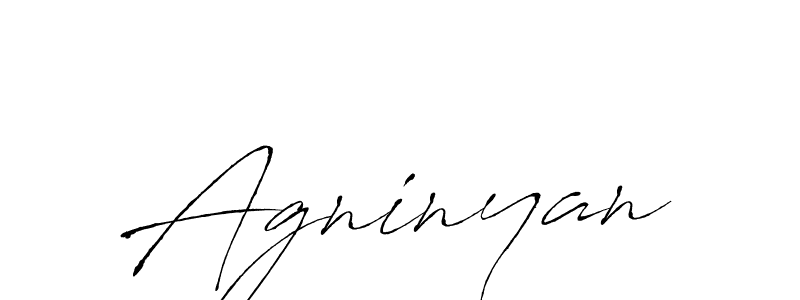 Design your own signature with our free online signature maker. With this signature software, you can create a handwritten (Antro_Vectra) signature for name Agninyan. Agninyan signature style 6 images and pictures png