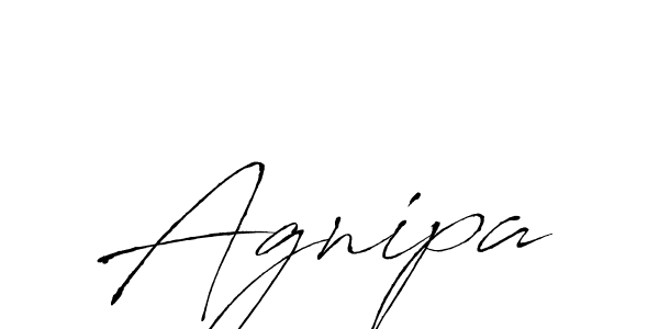 How to make Agnipa signature? Antro_Vectra is a professional autograph style. Create handwritten signature for Agnipa name. Agnipa signature style 6 images and pictures png