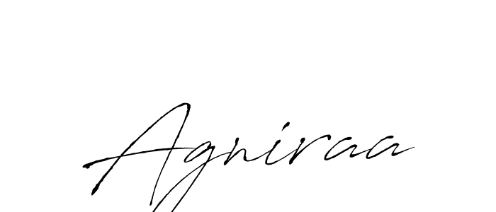 Also we have Agniraa name is the best signature style. Create professional handwritten signature collection using Antro_Vectra autograph style. Agniraa signature style 6 images and pictures png