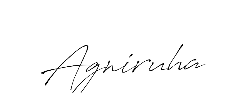 Once you've used our free online signature maker to create your best signature Antro_Vectra style, it's time to enjoy all of the benefits that Agniruha name signing documents. Agniruha signature style 6 images and pictures png