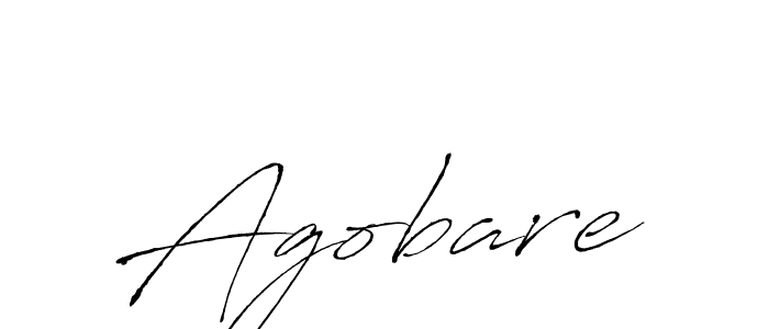 Make a beautiful signature design for name Agobare. With this signature (Antro_Vectra) style, you can create a handwritten signature for free. Agobare signature style 6 images and pictures png