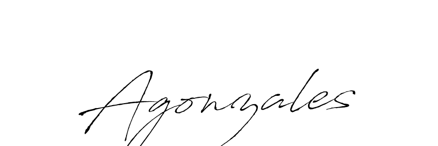 Also we have Agonzales name is the best signature style. Create professional handwritten signature collection using Antro_Vectra autograph style. Agonzales signature style 6 images and pictures png