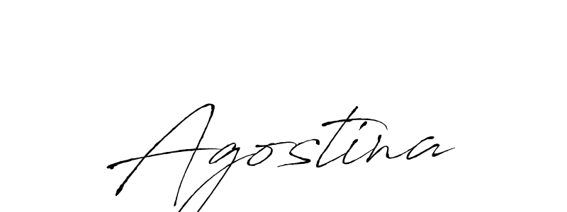 Create a beautiful signature design for name Agostina. With this signature (Antro_Vectra) fonts, you can make a handwritten signature for free. Agostina signature style 6 images and pictures png