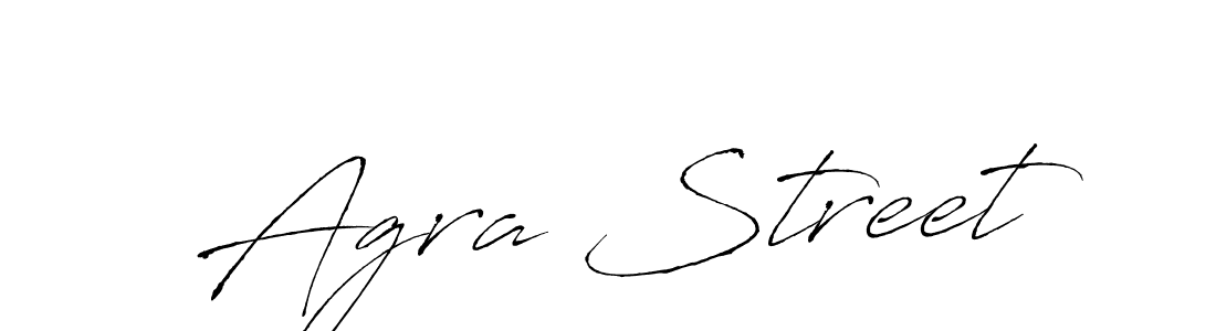 How to make Agra Street name signature. Use Antro_Vectra style for creating short signs online. This is the latest handwritten sign. Agra Street signature style 6 images and pictures png
