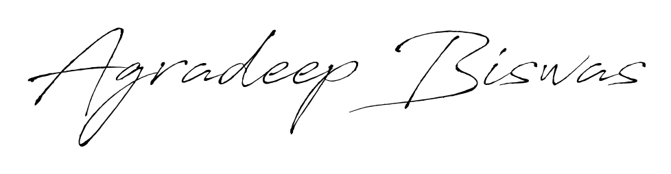 Discover how Agradeep Biswas looks in an executive cursive font (Antro_Vectra). Perfect for legal documents, invoices, and certificates. Agradeep Biswas signature style 6 images and pictures png