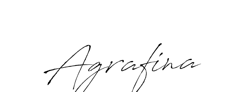 Make a beautiful signature design for name Agrafina. With this signature (Antro_Vectra) style, you can create a handwritten signature for free. Agrafina signature style 6 images and pictures png