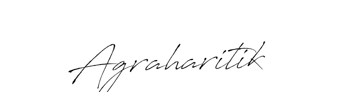 The best way (Antro_Vectra) to make a short signature is to pick only two or three words in your name. The name Agraharitik include a total of six letters. For converting this name. Agraharitik signature style 6 images and pictures png