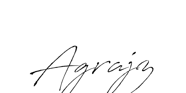 You should practise on your own different ways (Antro_Vectra) to write your name (Agrajz) in signature. don't let someone else do it for you. Agrajz signature style 6 images and pictures png
