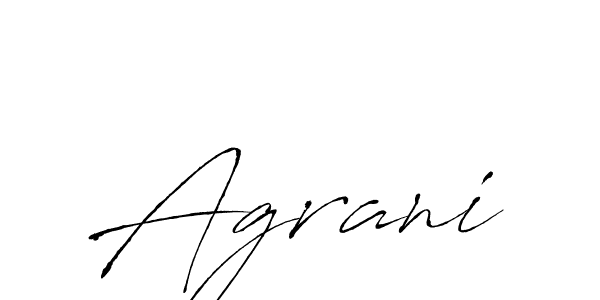 Antro_Vectra is a professional signature style that is perfect for those who want to add a touch of class to their signature. It is also a great choice for those who want to make their signature more unique. Get Agrani name to fancy signature for free. Agrani signature style 6 images and pictures png