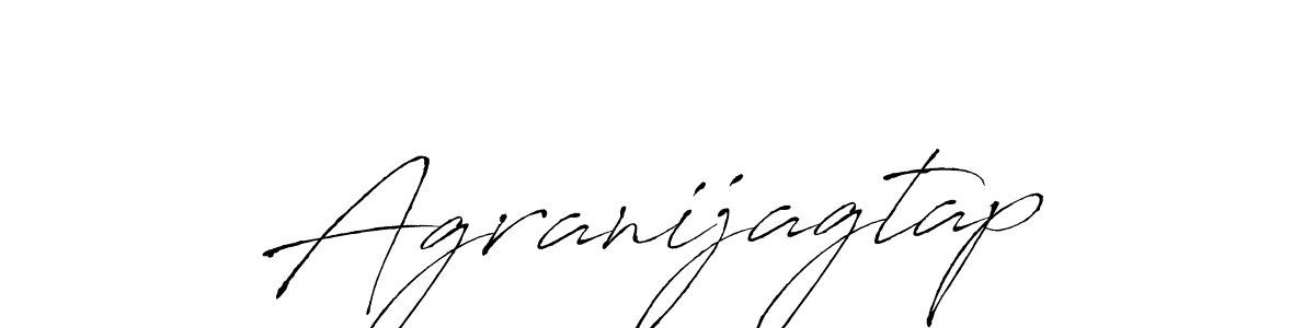 Make a beautiful signature design for name Agranijagtap. With this signature (Antro_Vectra) style, you can create a handwritten signature for free. Agranijagtap signature style 6 images and pictures png