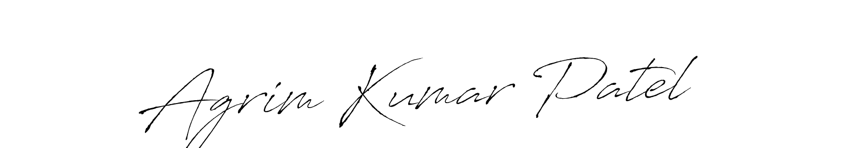 Similarly Antro_Vectra is the best handwritten signature design. Signature creator online .You can use it as an online autograph creator for name Agrim Kumar Patel. Agrim Kumar Patel signature style 6 images and pictures png