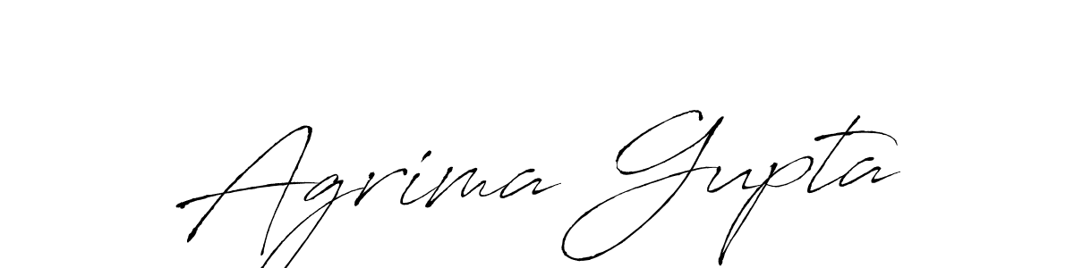 You should practise on your own different ways (Antro_Vectra) to write your name (Agrima Gupta) in signature. don't let someone else do it for you. Agrima Gupta signature style 6 images and pictures png