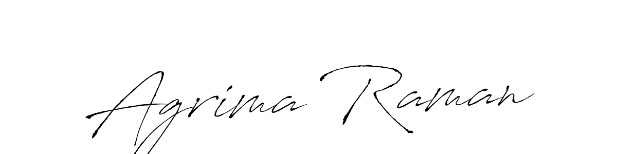 Also we have Agrima Raman name is the best signature style. Create professional handwritten signature collection using Antro_Vectra autograph style. Agrima Raman signature style 6 images and pictures png