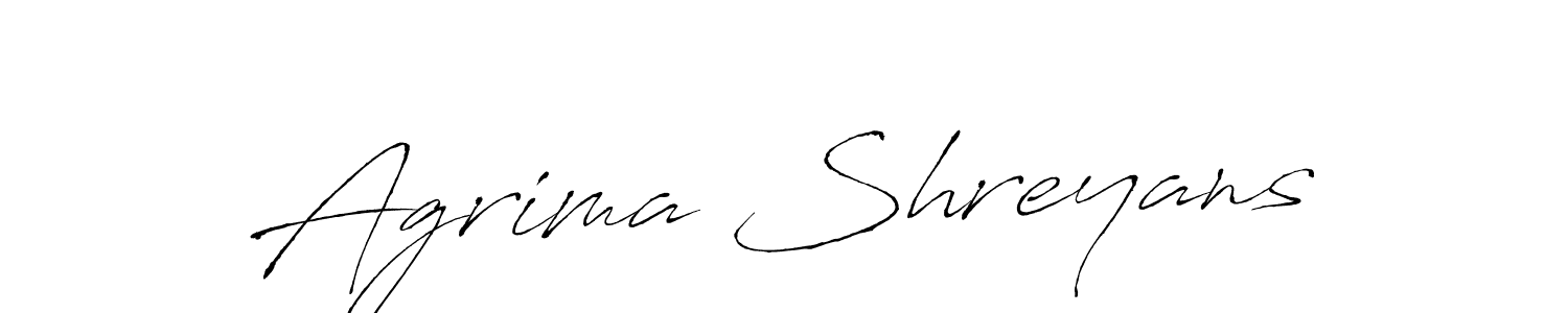 Make a short Agrima Shreyans signature style. Manage your documents anywhere anytime using Antro_Vectra. Create and add eSignatures, submit forms, share and send files easily. Agrima Shreyans signature style 6 images and pictures png