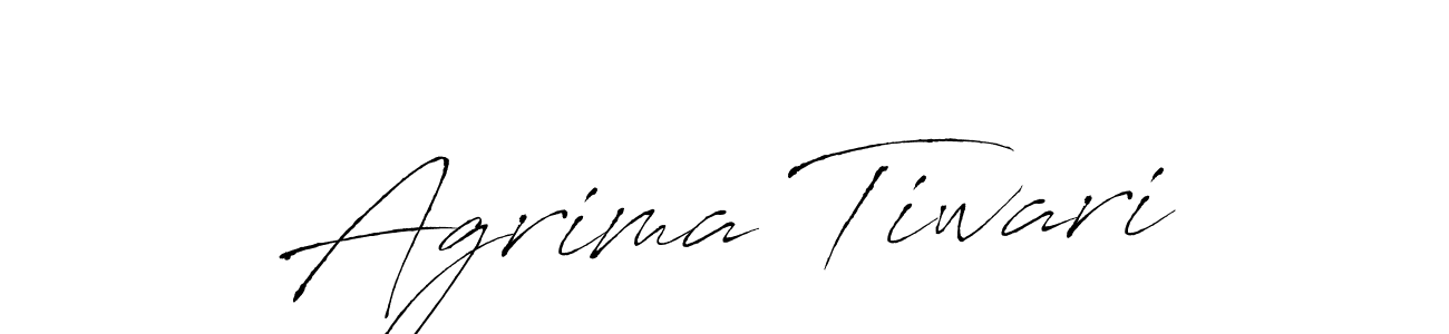 Create a beautiful signature design for name Agrima Tiwari. With this signature (Antro_Vectra) fonts, you can make a handwritten signature for free. Agrima Tiwari signature style 6 images and pictures png