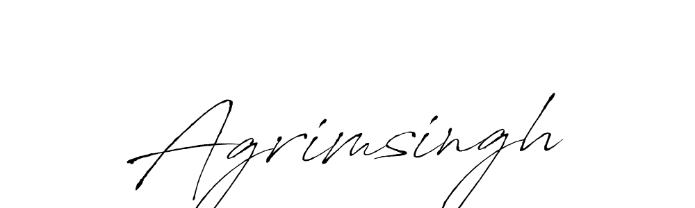 Create a beautiful signature design for name Agrimsingh. With this signature (Antro_Vectra) fonts, you can make a handwritten signature for free. Agrimsingh signature style 6 images and pictures png