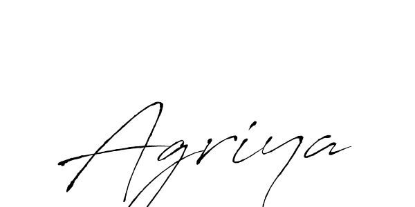 How to make Agriya signature? Antro_Vectra is a professional autograph style. Create handwritten signature for Agriya name. Agriya signature style 6 images and pictures png