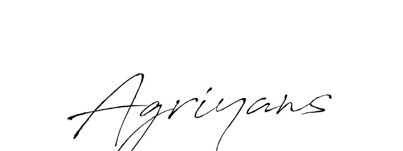 Antro_Vectra is a professional signature style that is perfect for those who want to add a touch of class to their signature. It is also a great choice for those who want to make their signature more unique. Get Agriyans name to fancy signature for free. Agriyans signature style 6 images and pictures png