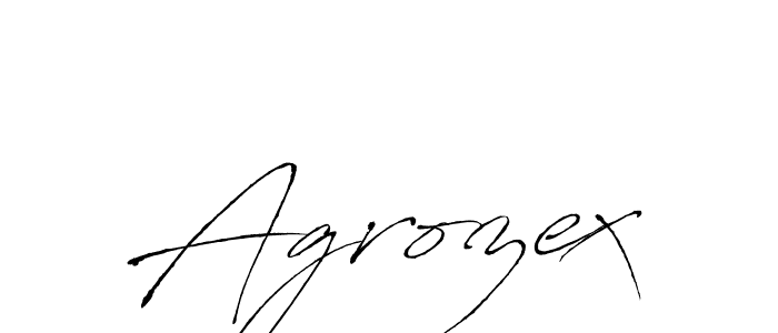 Design your own signature with our free online signature maker. With this signature software, you can create a handwritten (Antro_Vectra) signature for name Agrozex. Agrozex signature style 6 images and pictures png