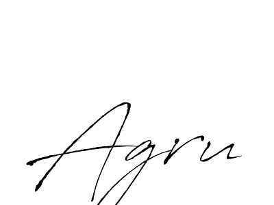 You should practise on your own different ways (Antro_Vectra) to write your name (Agru) in signature. don't let someone else do it for you. Agru signature style 6 images and pictures png