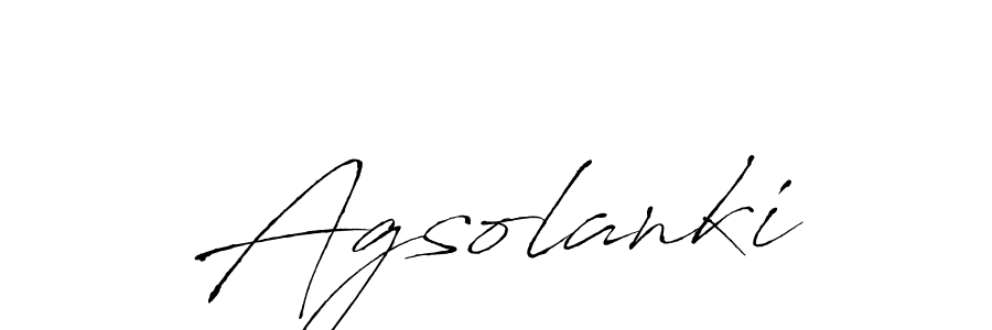 How to Draw Agsolanki signature style? Antro_Vectra is a latest design signature styles for name Agsolanki. Agsolanki signature style 6 images and pictures png