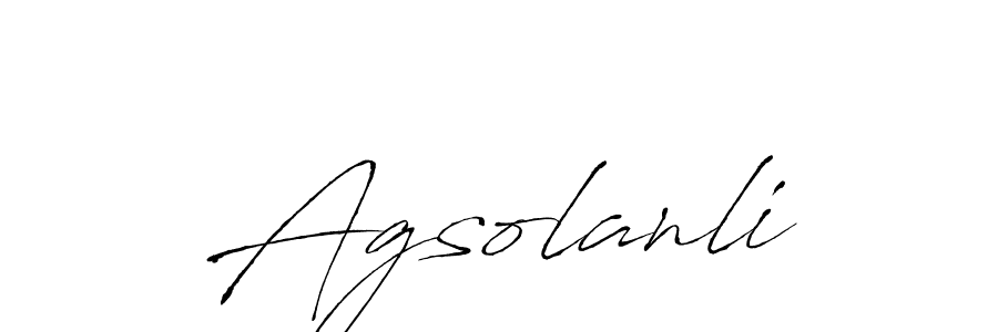 if you are searching for the best signature style for your name Agsolanli. so please give up your signature search. here we have designed multiple signature styles  using Antro_Vectra. Agsolanli signature style 6 images and pictures png